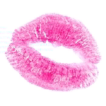 kiss lip print photo