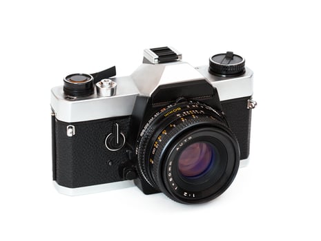 Old film camera photo
