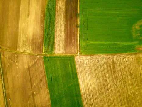 Farm top view photo