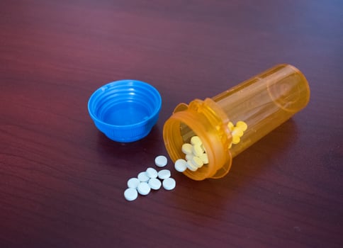 Little white pills photo