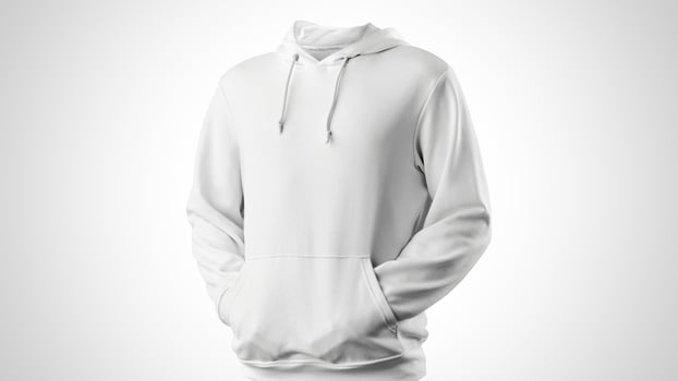 Hoodie Mockup Template with white background photo
