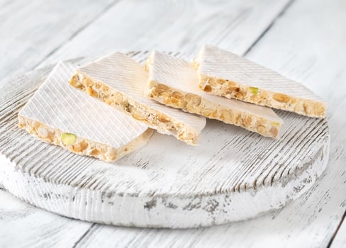 Turron -  European nougat confection photo