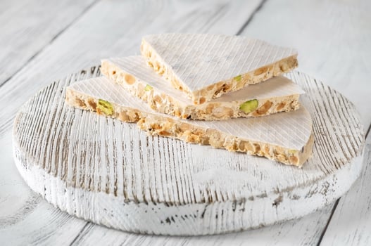 Turron -  European nougat confection photo
