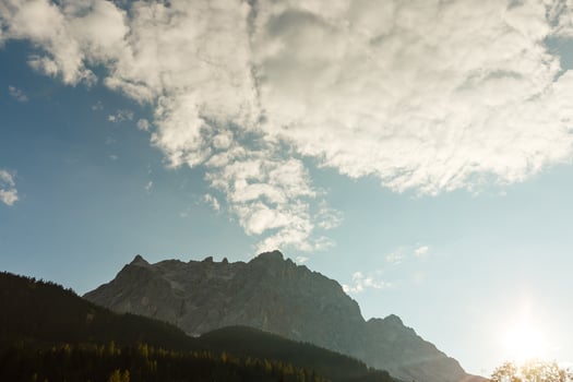 view of the Alps mountain austria. photo