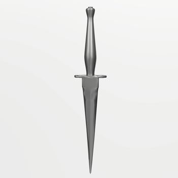 Dagger isolated on background photo