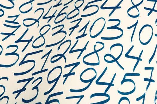 Numbers texture abstraction. Global economy crisis concept. Finance data or education concept. photo