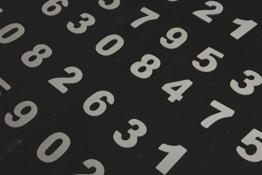 Numbers texture abstraction. Global economy crisis concept. Finance data or education concept. photo