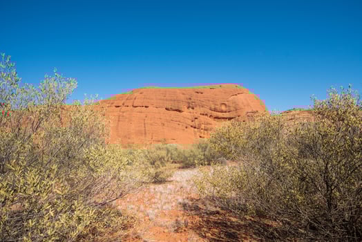 The landscape of Australian outback in Northern Territory state of Australia. photo