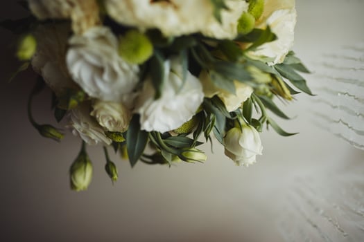 beautiful Wedding bouquet, wedding floristry. Stylish wedding bouquet bride. Close up. Side view. Wedding decor. Artwork. photo