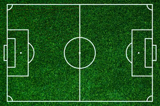 Abstract green grass football field of artificial grass background texture,Soccer. Playing field of football. betting and competition. White lines that delimit the areas,Football field Top view photo