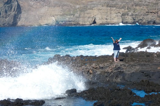 Island of Gran Canaria in the Atlantic Ocean photo