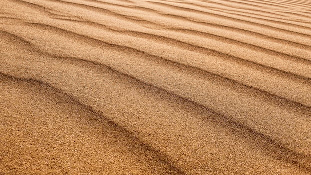 Fine desert sand in the daytime. photo