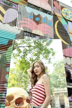Girl at The Street photo
