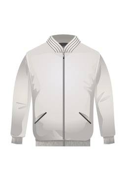 Jacket Mockup with white background photo