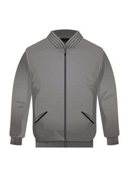 Jacket Mockup with white background photo
