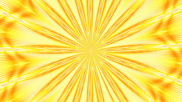 Yellow star shape kaleidoscopic background photo