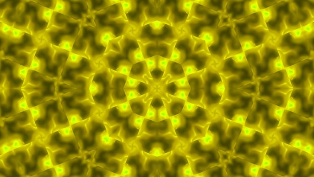 Yellow kaleidoscope background effect photo