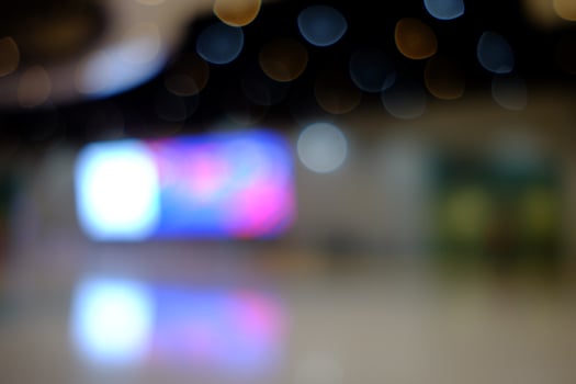 Abstract Blurred Ticket Booth and Counter Service with Beautiful Bokeh, Suitable for Background, Backdrop and Mockup. photo