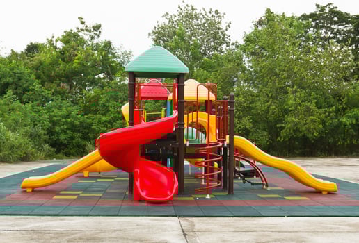 Colorful children's playground photo