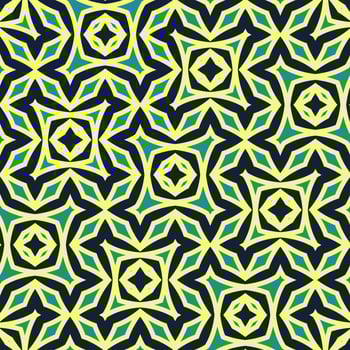 Oriental traditional pattern. Repeated maroccan crosses mosaic tiles. Lantern shapes motif. Tracery window wallpaper. Arabesque digital paper, textile print. Seamless surface design photo