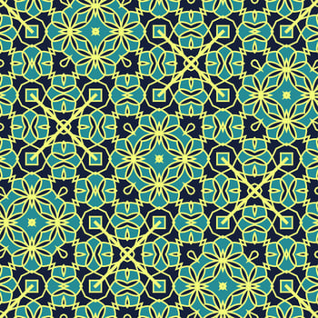 Oriental traditional pattern. Repeated maroccan crosses mosaic tiles. Lantern shapes motif. Tracery window wallpaper. Arabesque digital paper, textile print. Seamless surface design photo