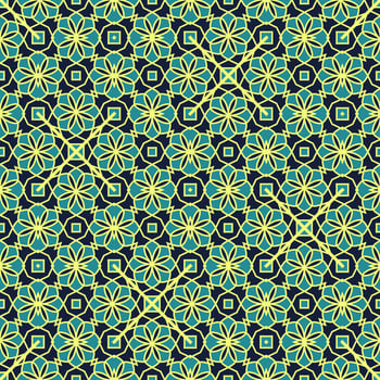 Oriental traditional pattern. Repeated maroccan crosses mosaic tiles. Lantern shapes motif. Tracery window wallpaper. Arabesque digital paper, textile print. Seamless surface design photo