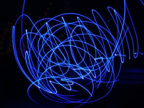 Blue light wallpaper. Abstract blue light wallpaper and background. Abstract light background. photo