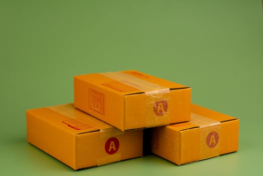 carton box delivery drum parcel box brown box photo