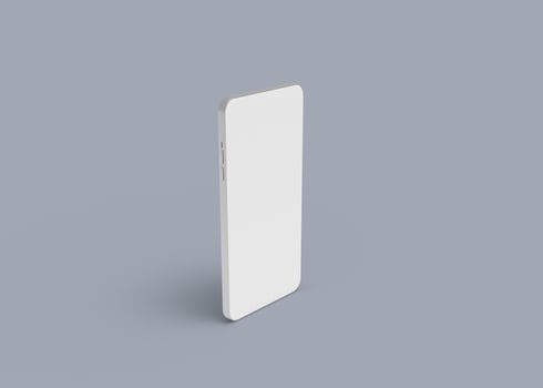 3D rendering modern concept smart phone screen mockup photo