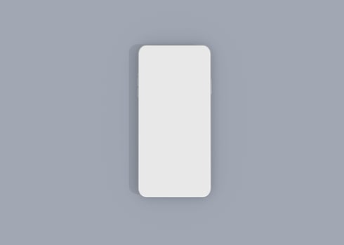 3D rendering modern concept smart phone screen mockup photo