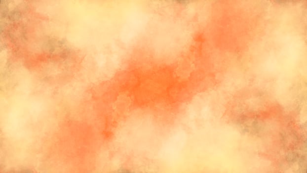 red and orange background, abstract watercolor background with space. colorful sunrise or sunset colors in cloudy shapes. beautiful hues of yellow gold and pink in hand painted watercolor background photo