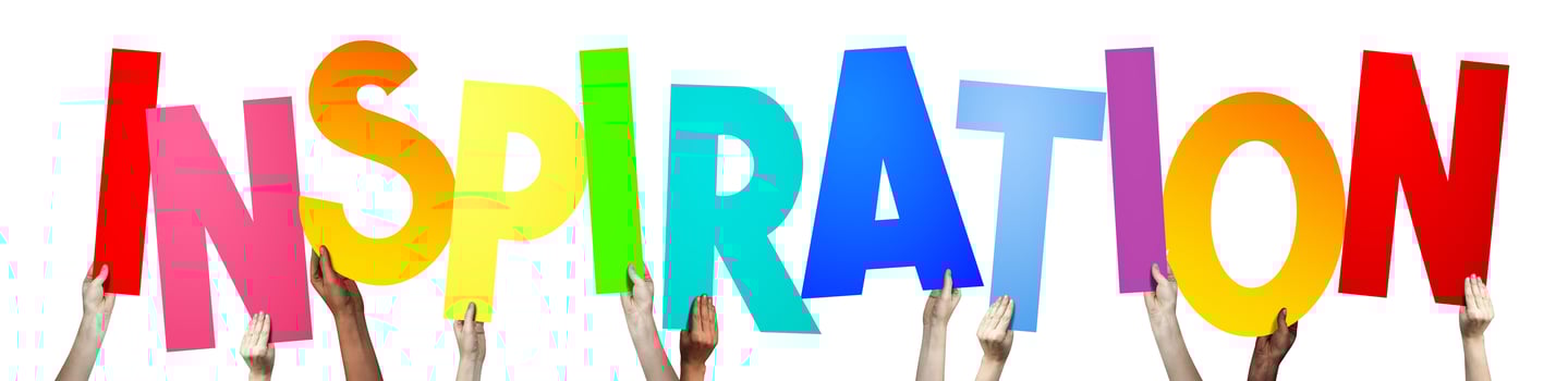 inspiration - Human Hands Holding Colorful Letters photo