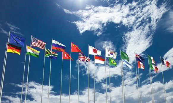 g20 g twenty flag country international group meeting conference summit g membership organization member government flag european union america saudi arabia politic economy business relation.3d render photo