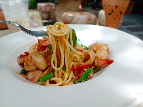 shrimp Spaketty, spaghetti photo