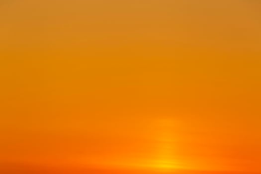 view on orange sky at sunset photo