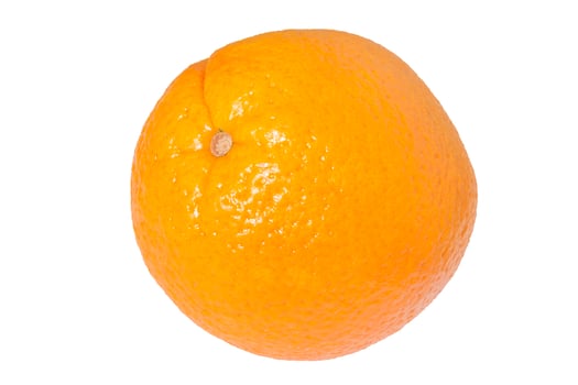 whole orange fruit isolated on white photo