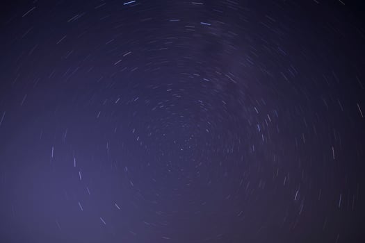 tracks of stars around Pole Star photo
