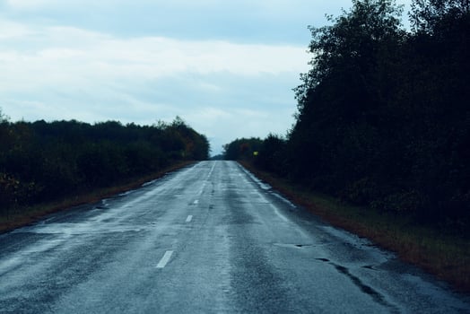 road mountains forest travel trip landscape nature photo