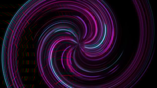 Twirl Neon Light Abstract Background, futuristic curve shiny photo