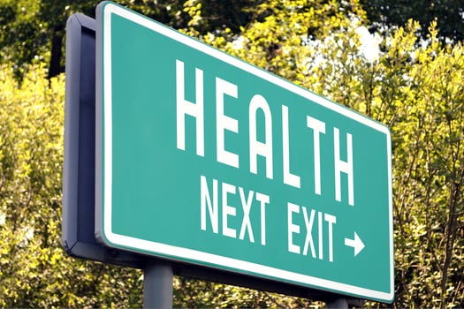 Health - Next Exit Road Sign photo