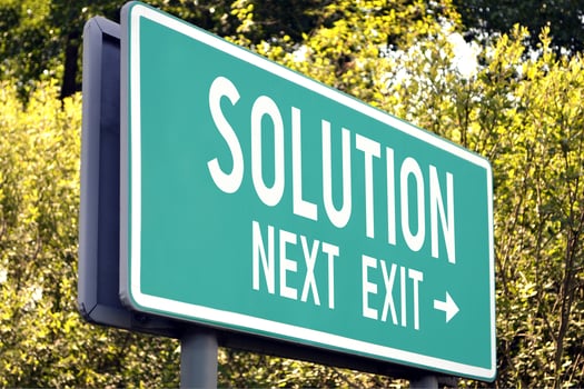 Solution - Next Exit Road Sign photo