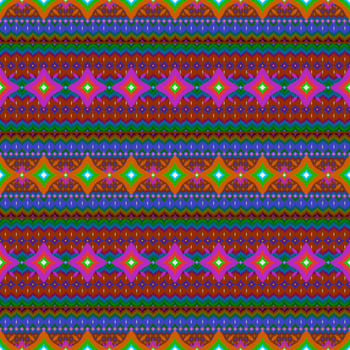 Ikat geometric folklore ornament, Tribal ethnic texture. Seamless striped pattern in Aztec style, Figure tribal embroidery, Scandinavian, Ikat pattern photo