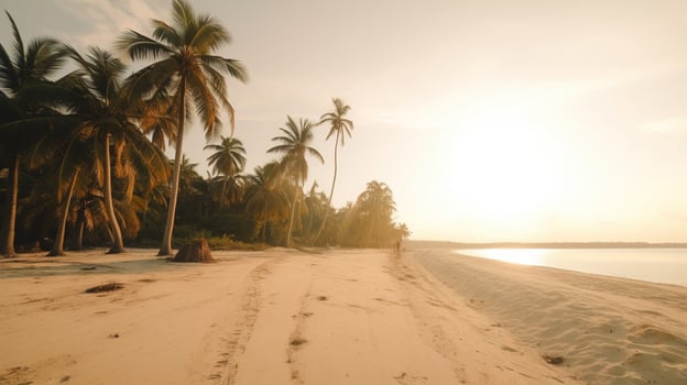 Tropical Paradise or Coconut Palm Beach or White Sand Lagoon photo