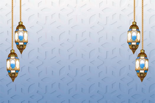 ramadan kareem background card design, islamic greeting banner of eid al fitr, eid al qurban, eid al adha, with lantern, islamic ornament, Fit for greeting card, wallpaper photo