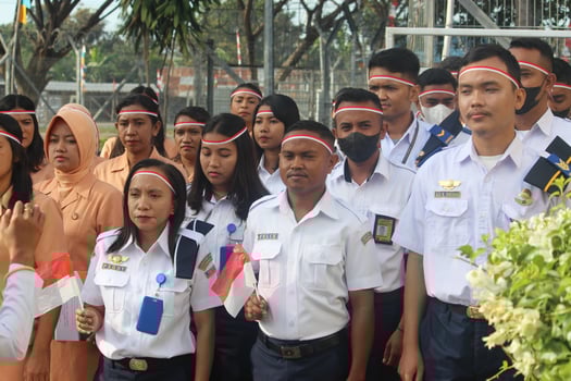 Atambua, Nusa Tenggara Timur, 2022 A group of people who have the spirit of nationalism photo