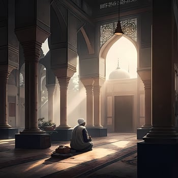 Mosque for Moslem Prayer. photo