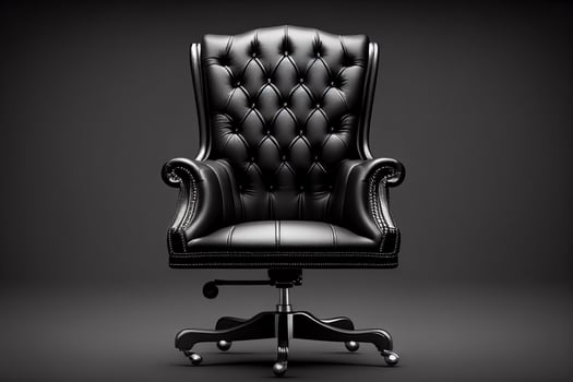 Black office chair photo
