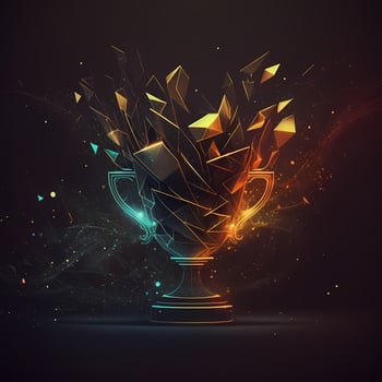 trophy illustration aesthetic photo