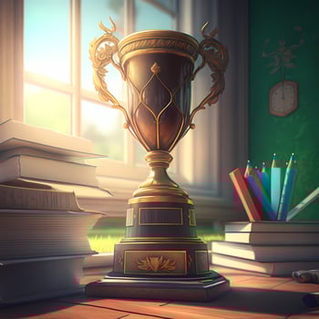 trophy illustration aesthetic photo