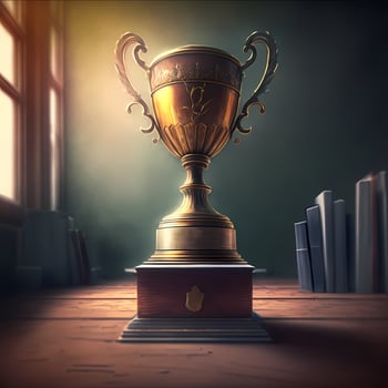 trophy illustration aesthetic photo